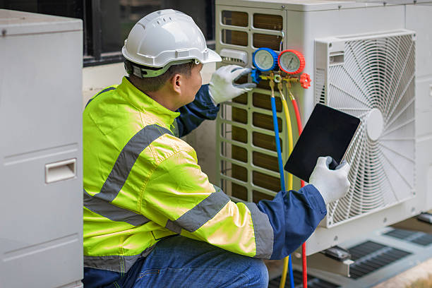 Professional Hvac Installation technician working in Brighton, MI